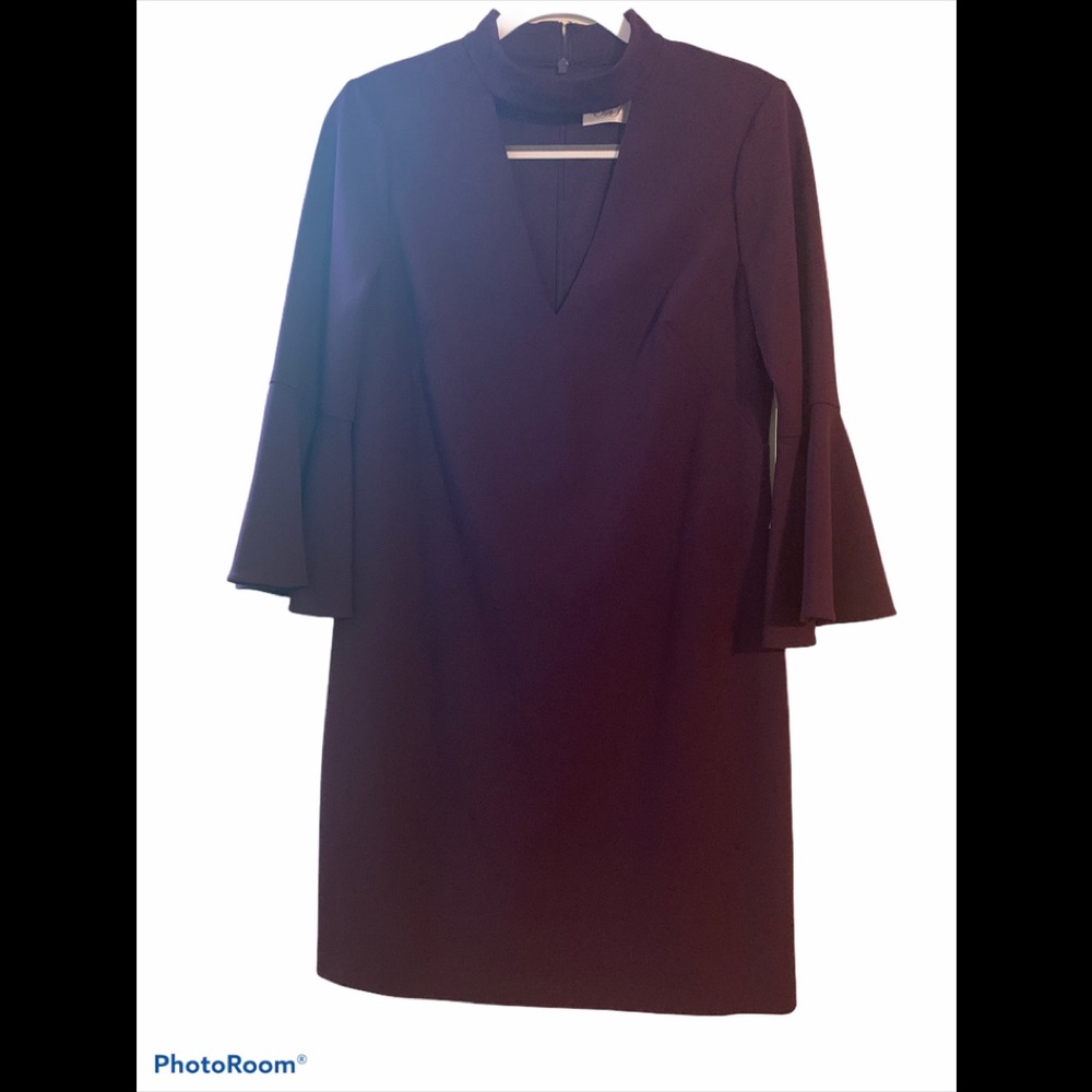 ELIZA J- PLUM DRESS